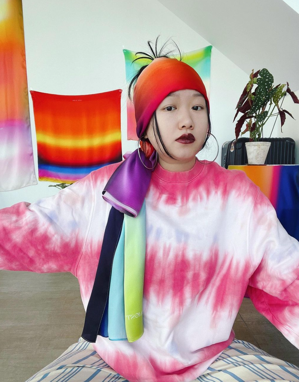 Fresh Rainbow Tie Dye Hoodie